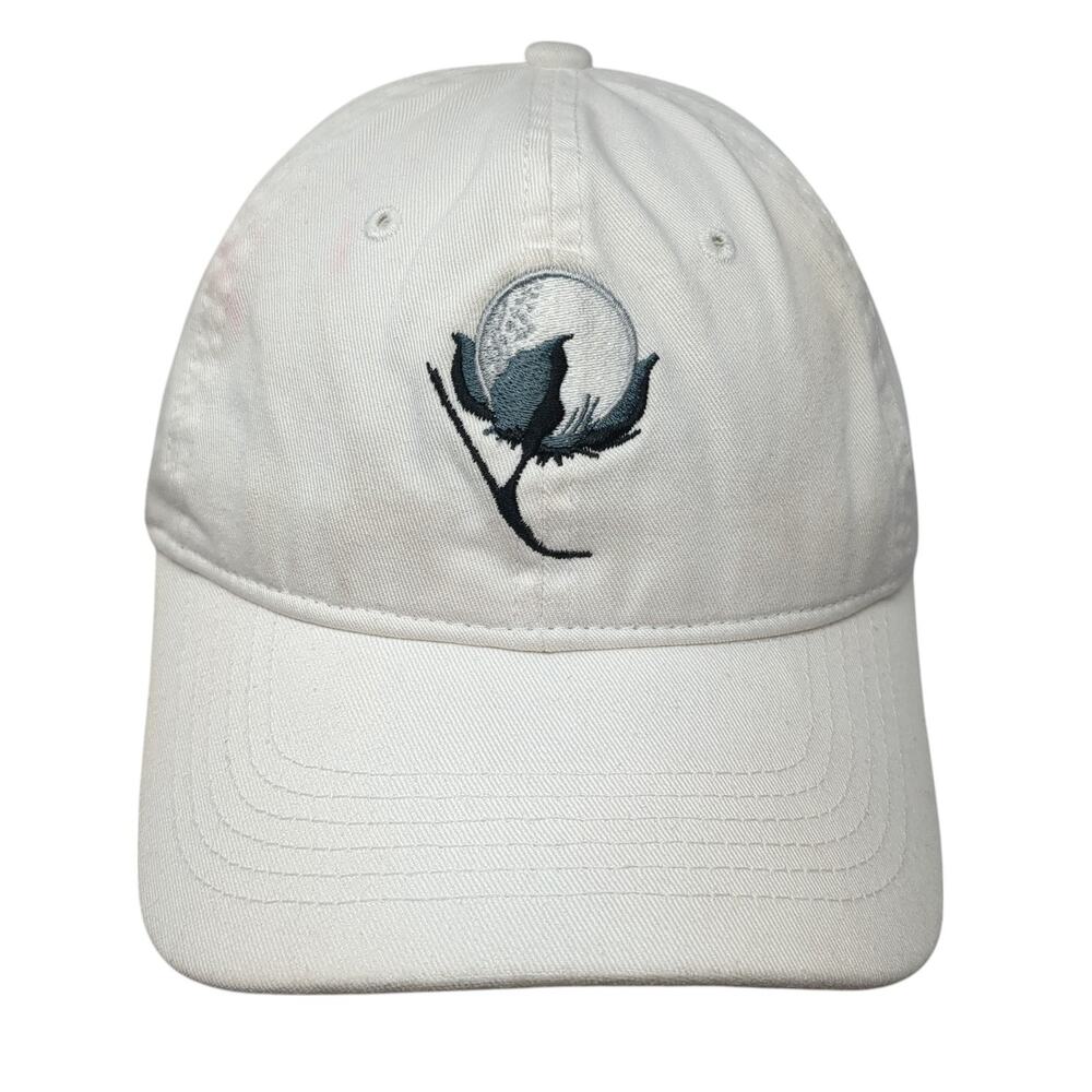 Cali-Fame Slideback Hat White One Size Adjustable Embroidered 6 Panel